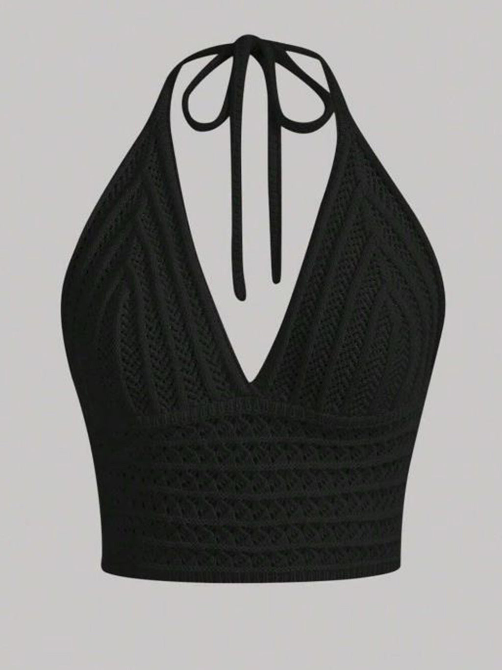 Womens Crop Cami Tops Sleeveless Tie Halter Neck Solid Color Camisole Tops Summer Shirts