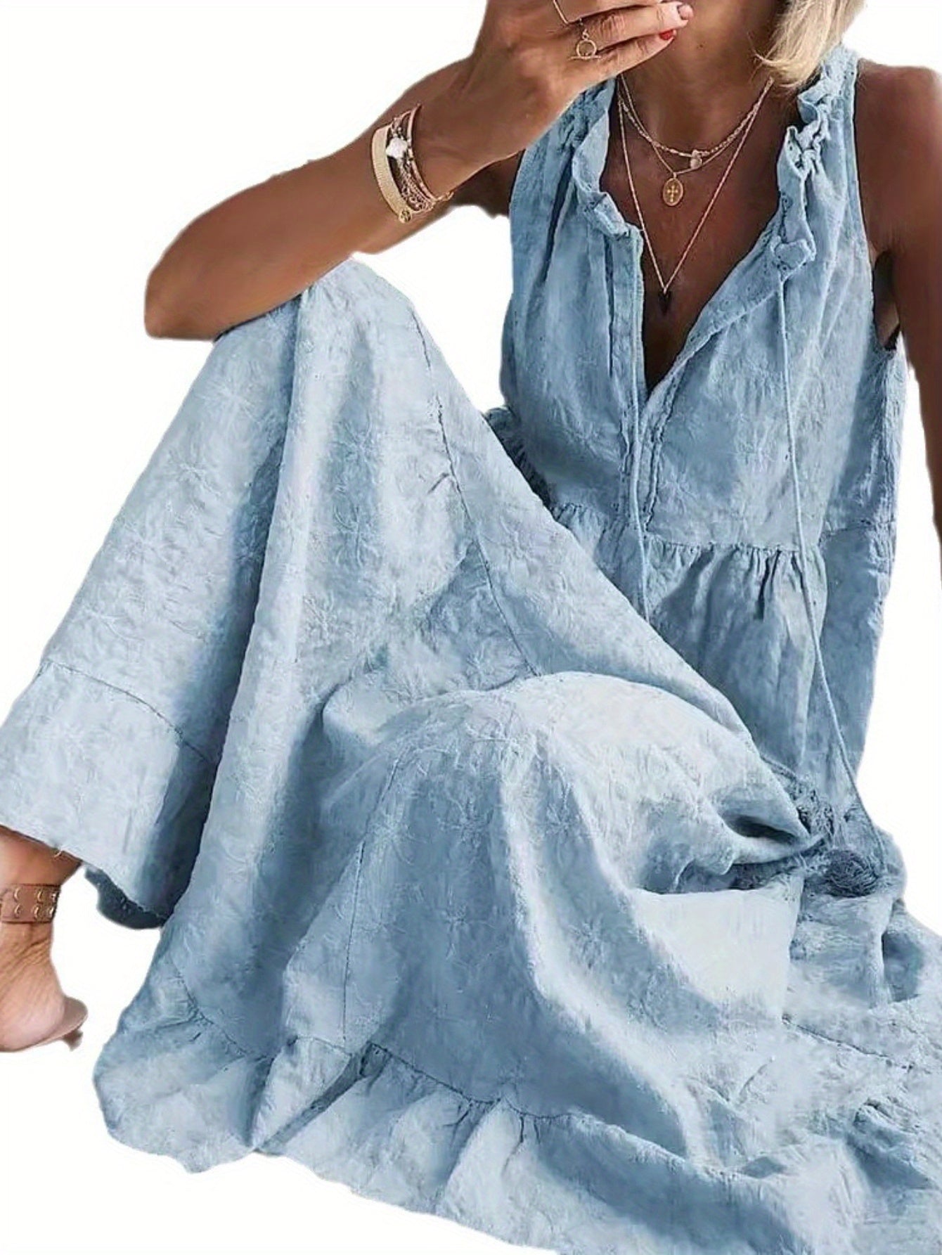 2025 Women'S And  Sleeveless Swing Dress