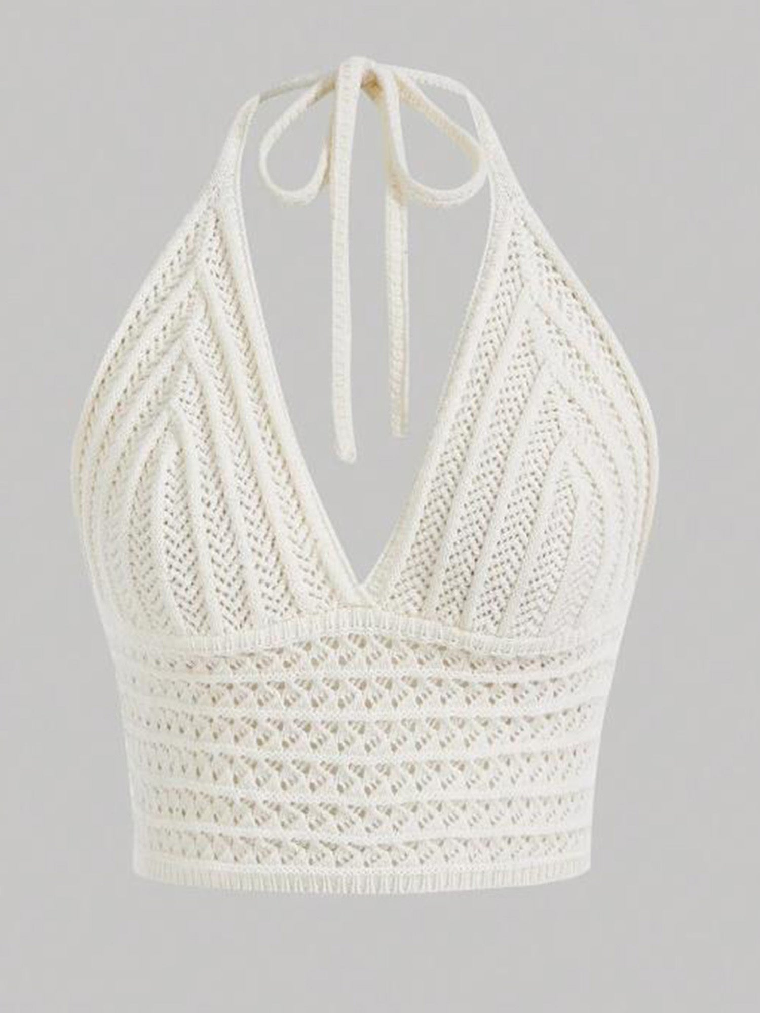 Womens Crop Cami Tops Sleeveless Tie Halter Neck Solid Color Camisole Tops Summer Shirts